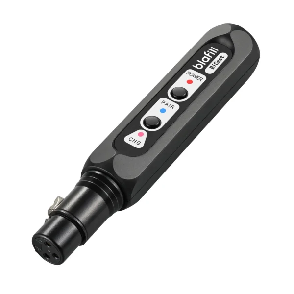 bluetooth adapter for planes - Bicast XLR broadcast transmitter close-up